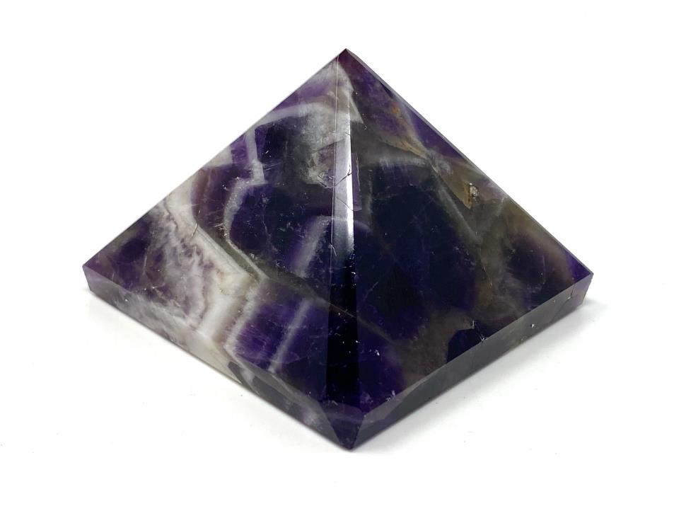 Chevron Amethyst Crystal Pyramid 5.5cm