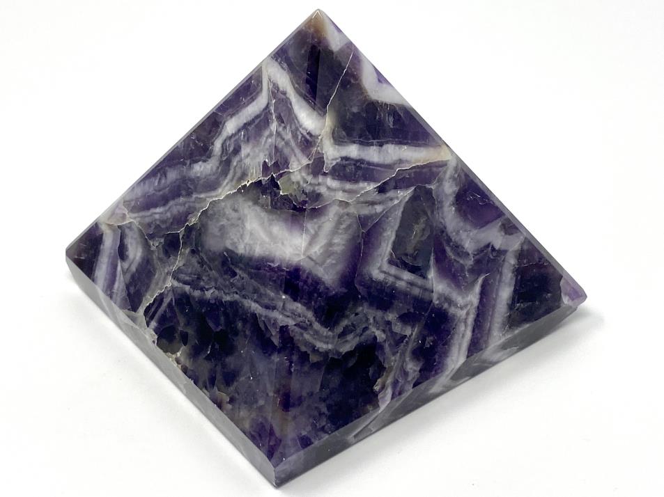 Chevron Amethyst Crystal Pyramid 7cm