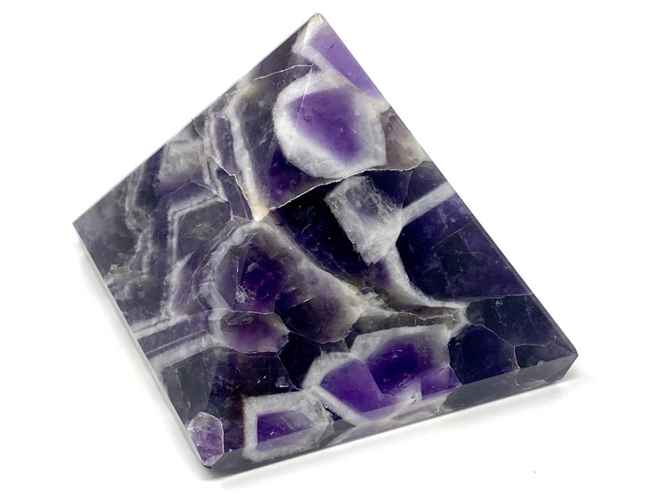 Chevron Amethyst Crystal Pyramid 7cm