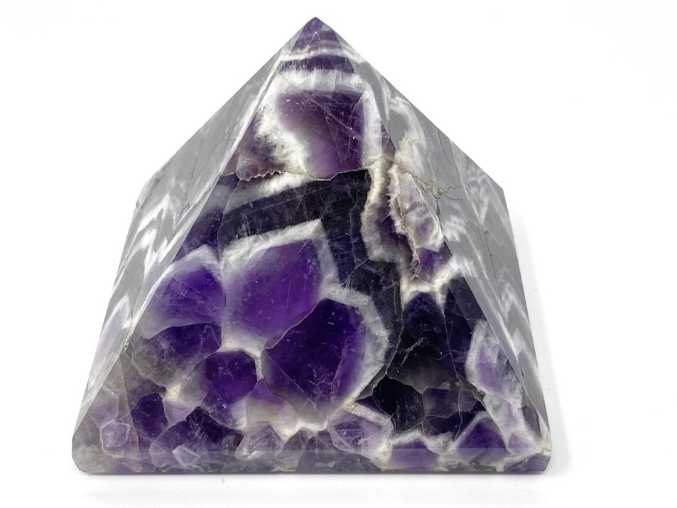 Chevron Amethyst Crystal Pyramid 7.3cm