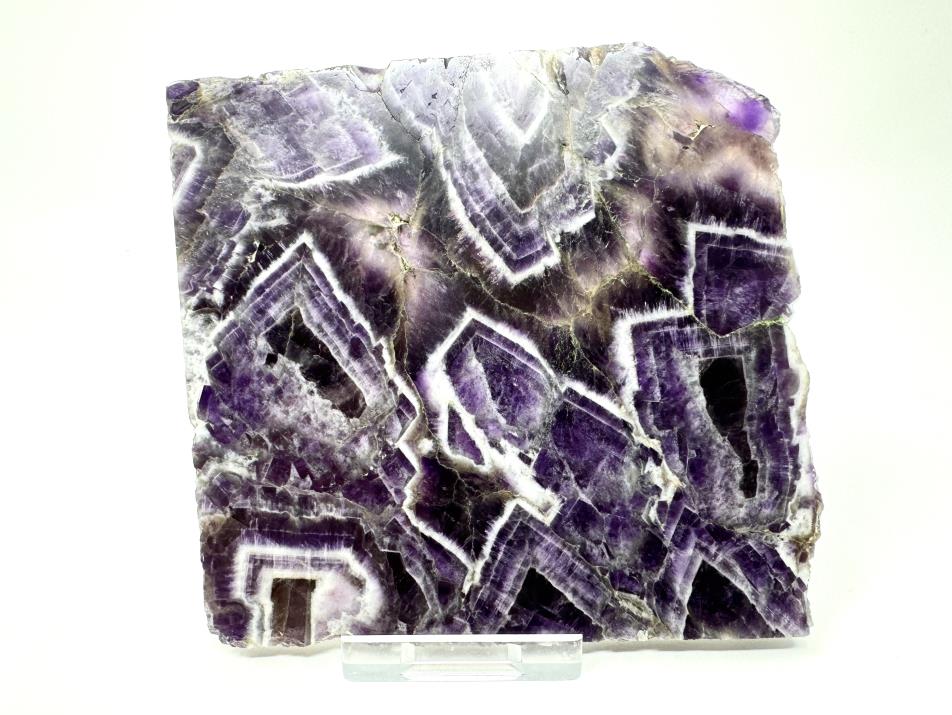 Chevron Amethyst Crystal Slice 10.9cm