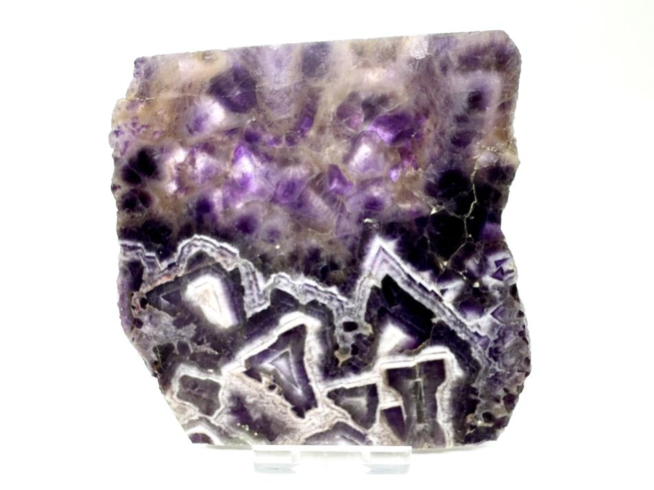 Chevron Amethyst Crystal Slice 10.5cm