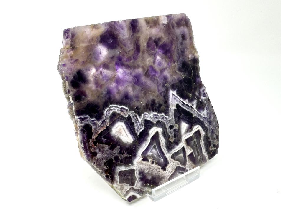 Chevron Amethyst Crystal Slice 10.5cm