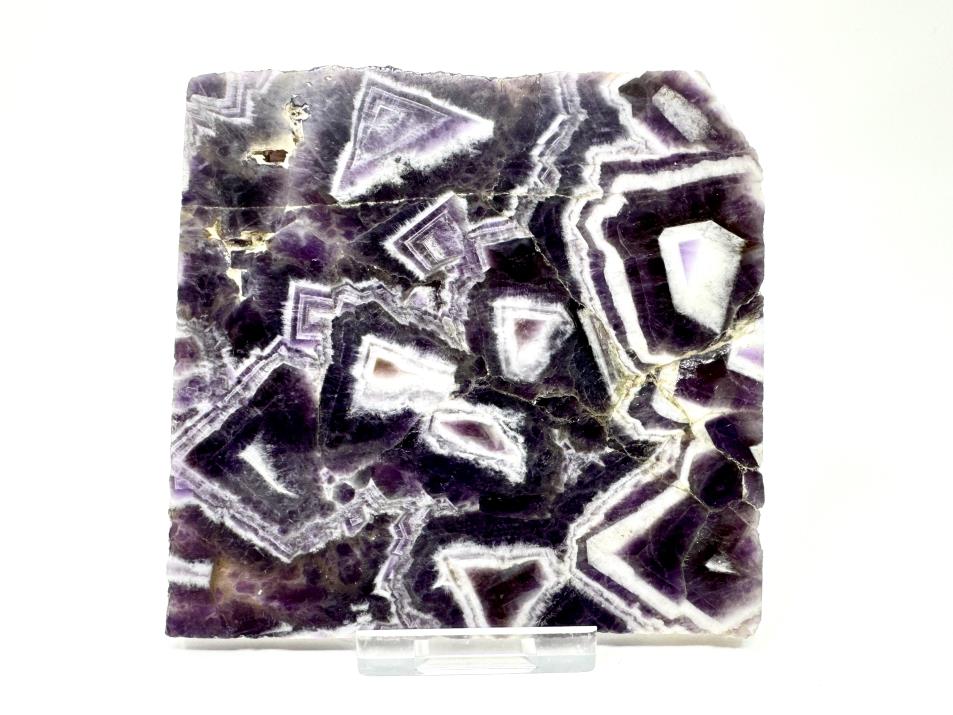 Chevron Amethyst Crystal Slice 10.3cm