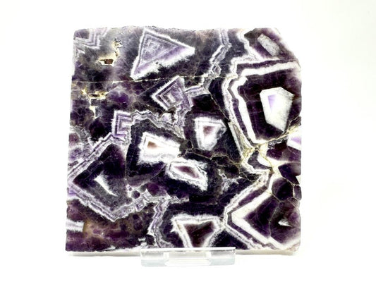 Chevron Amethyst Crystal Slice 10.3cm