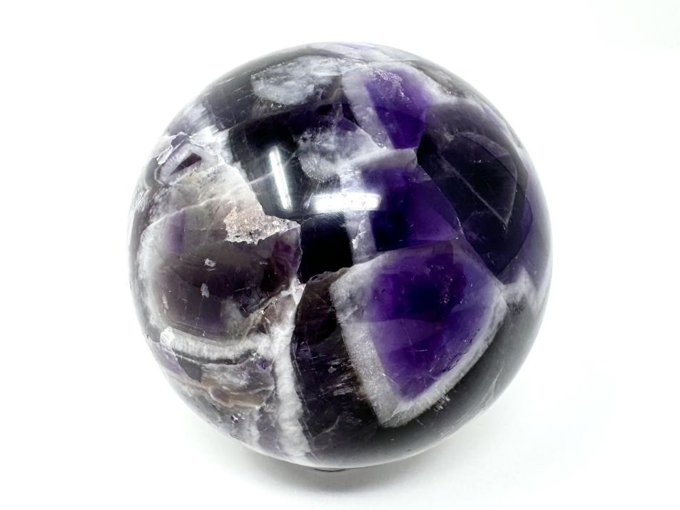 Chevron Amethyst Crystal Sphere 6.3cm