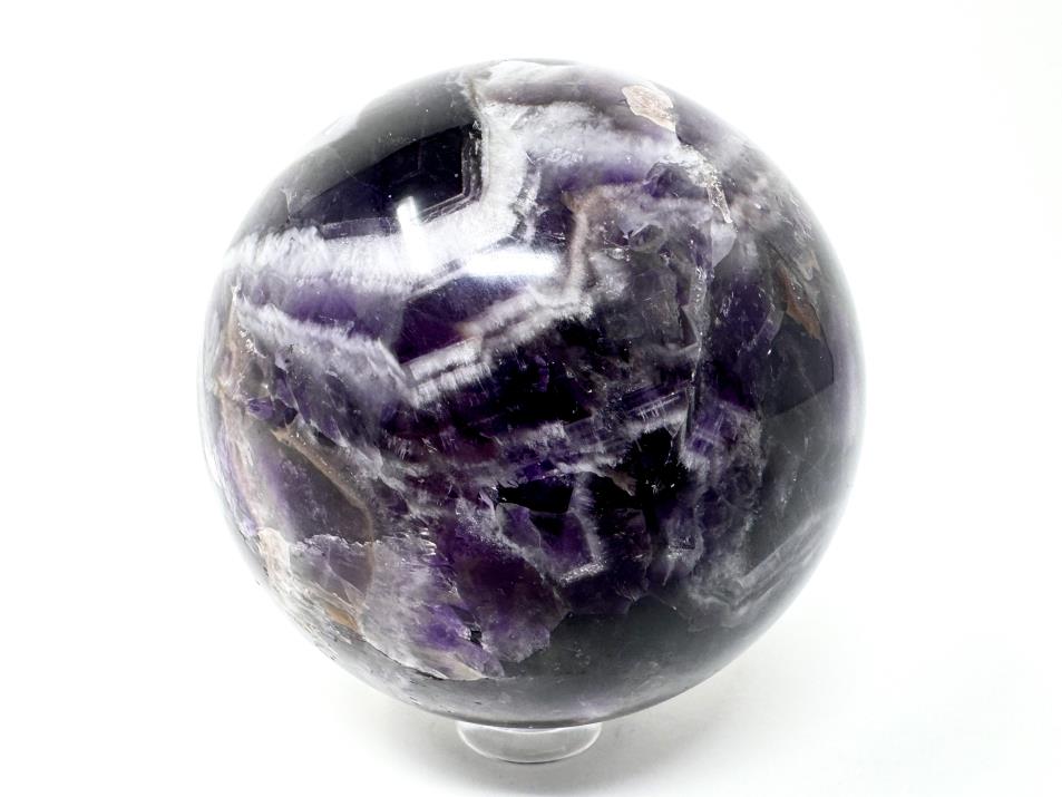 Chevron Amethyst Crystal Sphere 6.3cm