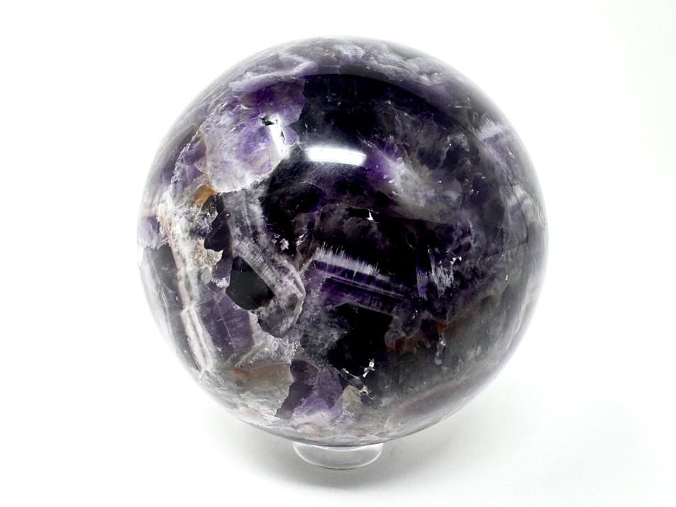 Chevron Amethyst Crystal Sphere 6.3cm