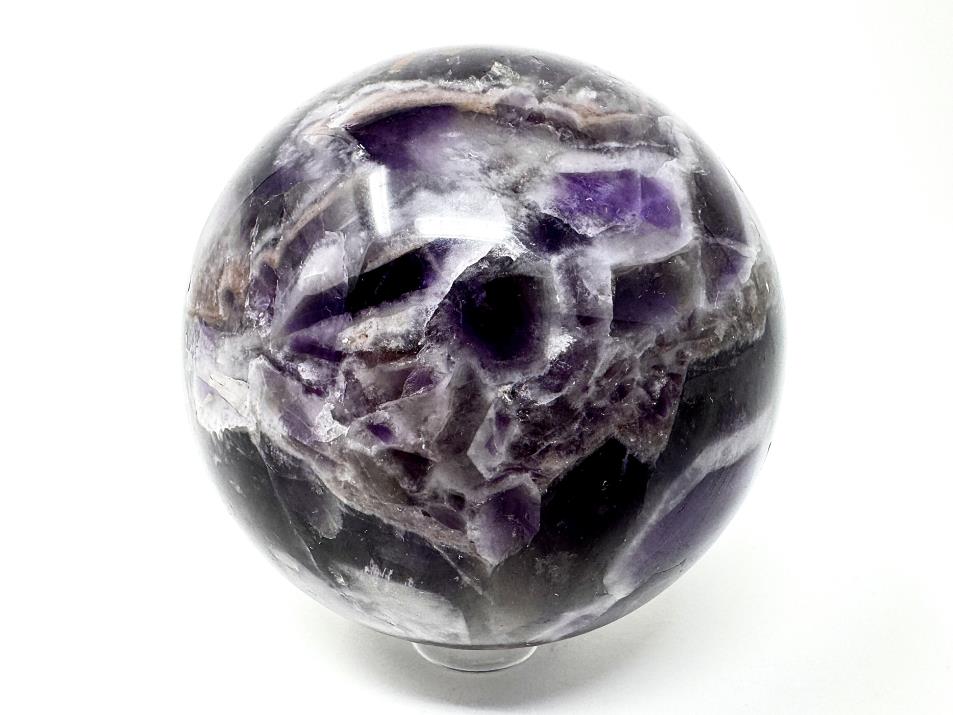 Chevron Amethyst Crystal Sphere 6.3cm