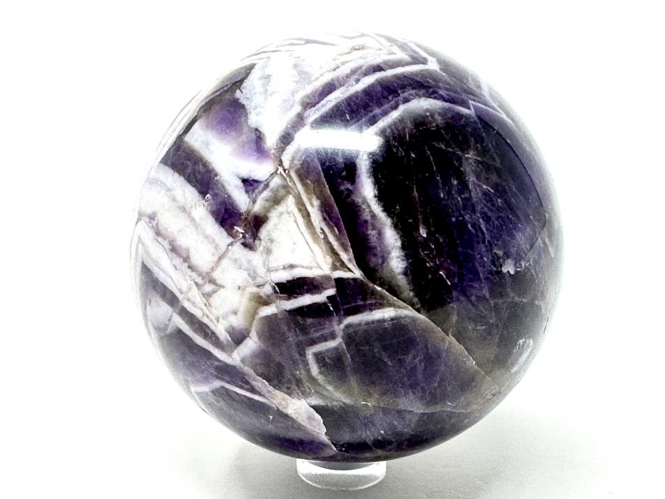 Chevron Amethyst Crystal Sphere 7cm