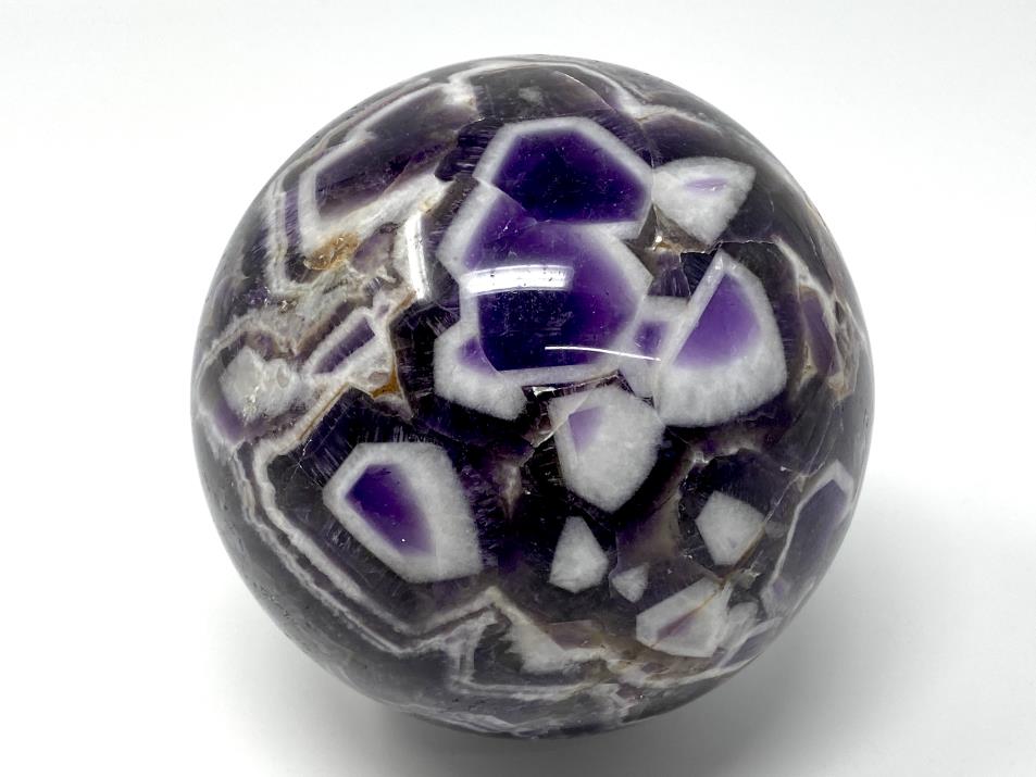 Chevron Amethyst Crystal Sphere Large 9.8cm