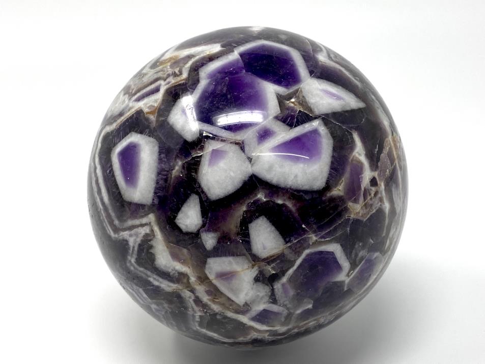 Chevron Amethyst Crystal Sphere Large 9.8cm