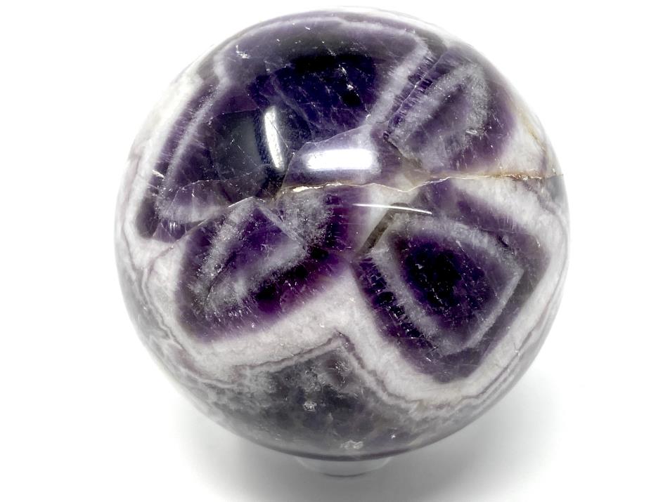 Chevron Amethyst Crystal Sphere 5.7cm