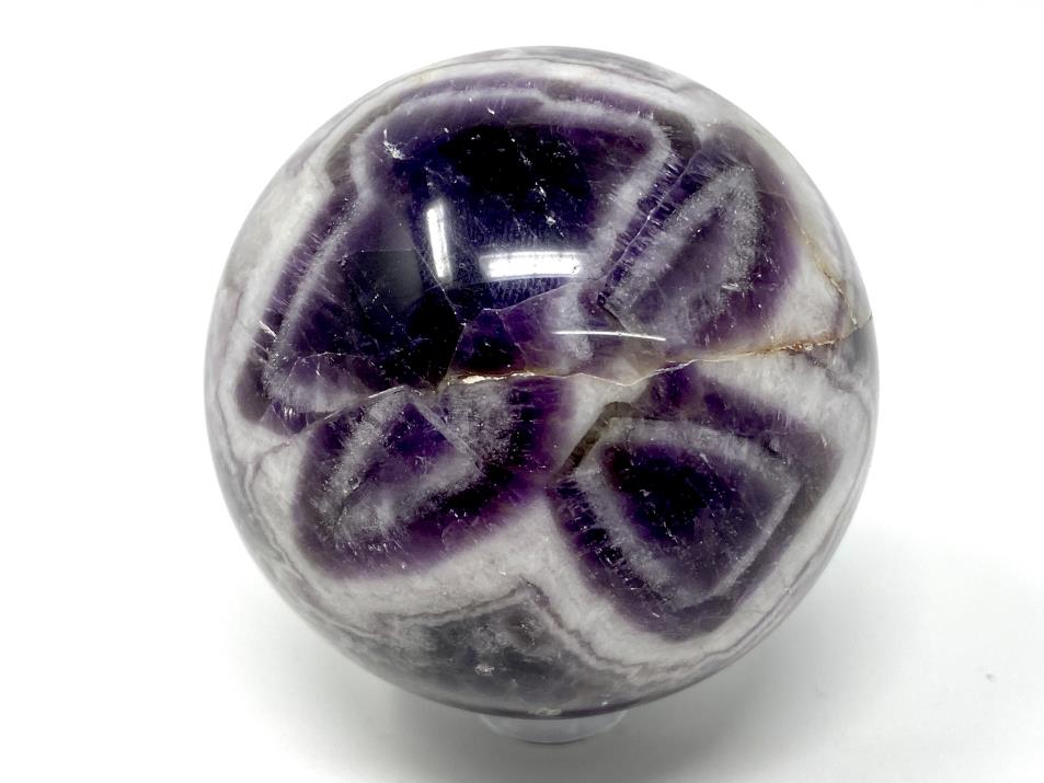 Chevron Amethyst Crystal Sphere 5.7cm