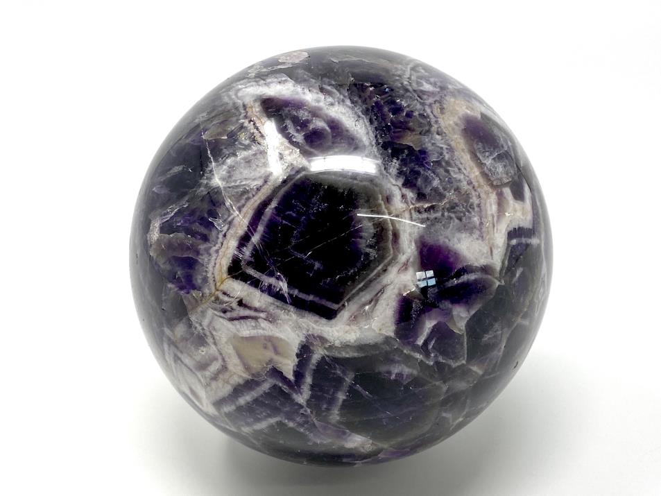 Chevron Amethyst Crystal Sphere Large 11.1cm