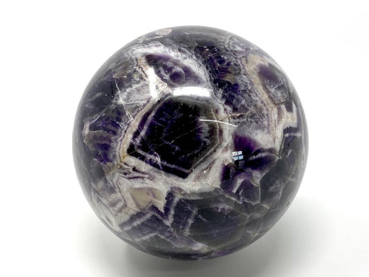 Chevron Amethyst Crystal Sphere Large 11.1cm