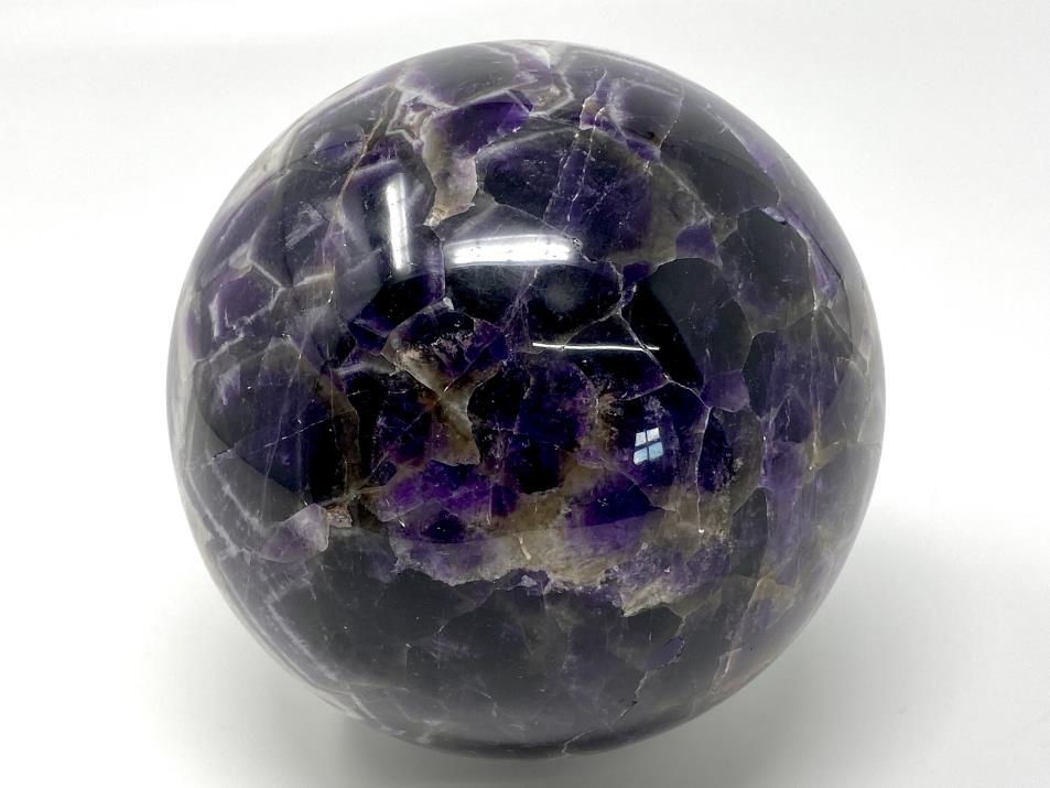 Chevron Amethyst Crystal Sphere Large 11.1cm