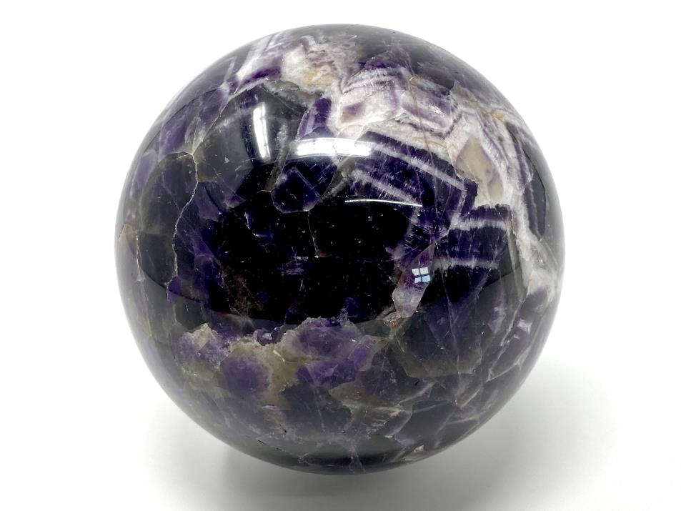 Chevron Amethyst Crystal Sphere Large 11.1cm