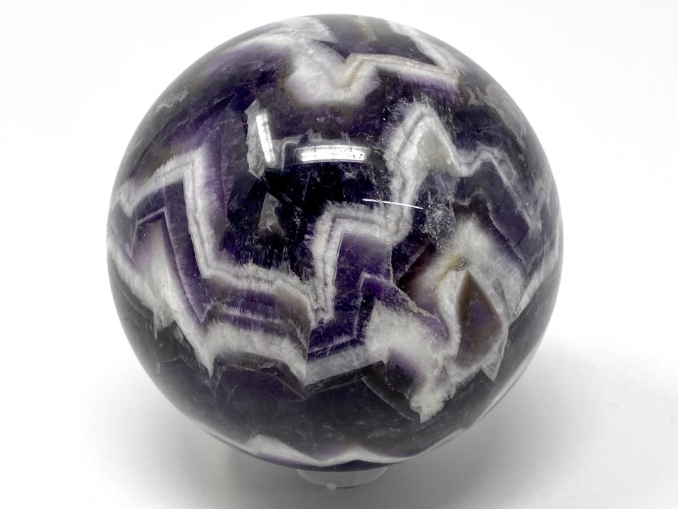 Chevron Amethyst Crystal Sphere 6.7cm