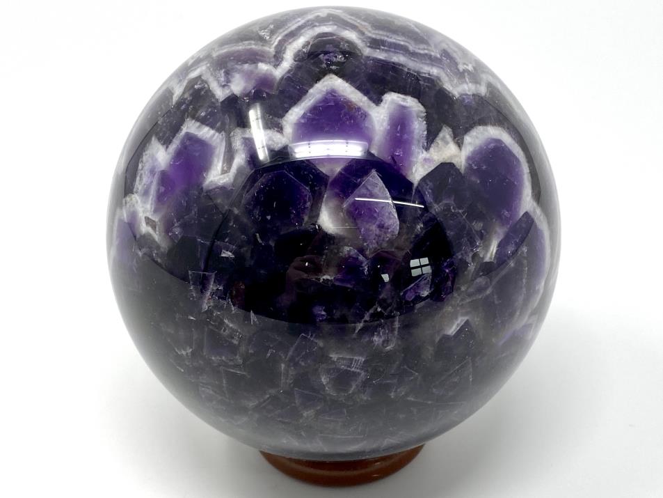 Chevron Amethyst Crystal Sphere Large 10.5cm