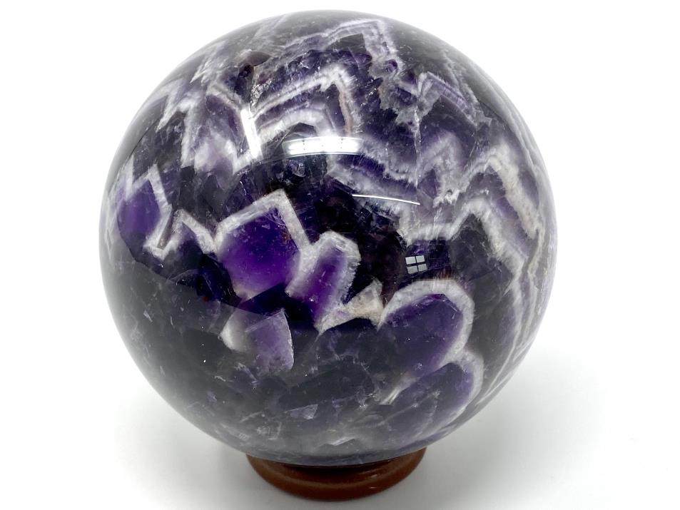 Chevron Amethyst Crystal Sphere Large 10.5cm