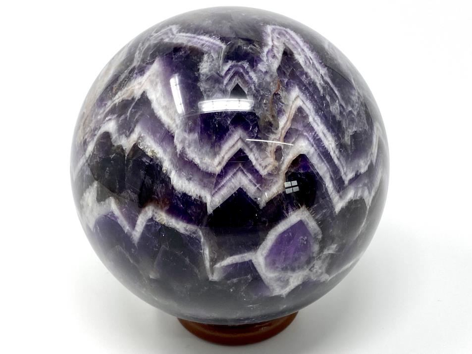 Chevron Amethyst Crystal Sphere Large 10.5cm