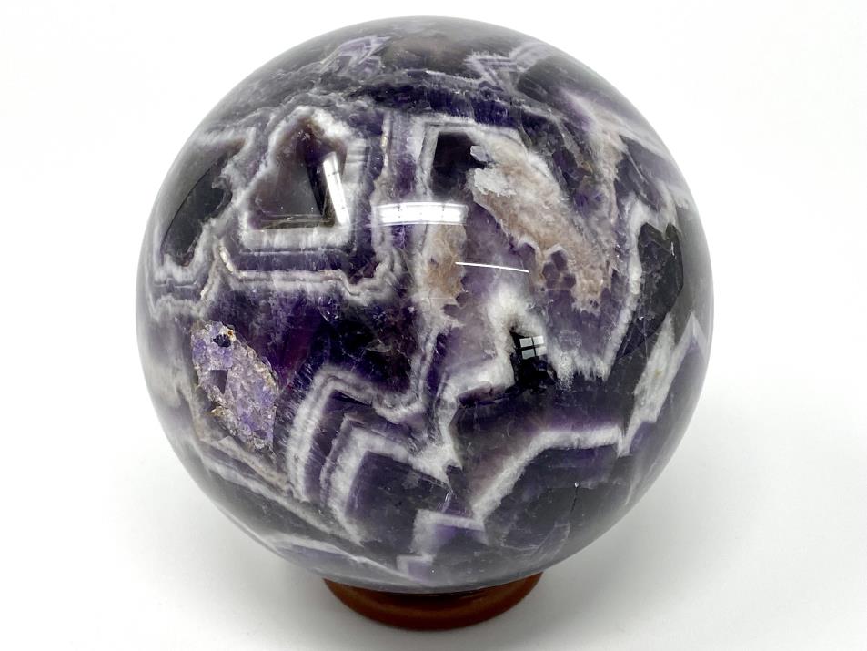 Chevron Amethyst Crystal Sphere Large 10.5cm