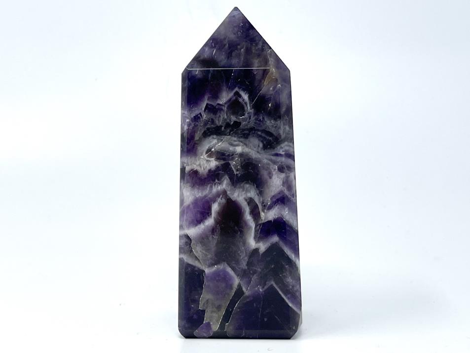 Chevron Amethyst Crystal Tower Large 12.4cm