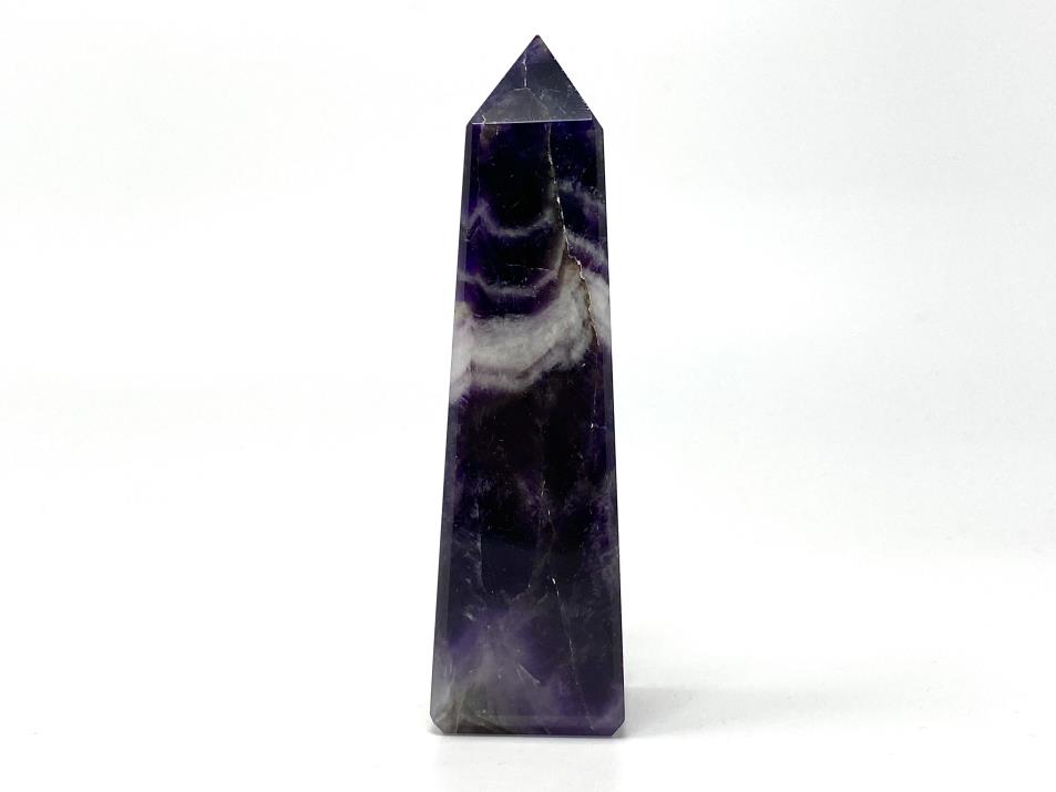 Chevron Amethyst Crystal Tower Large 14.6cm