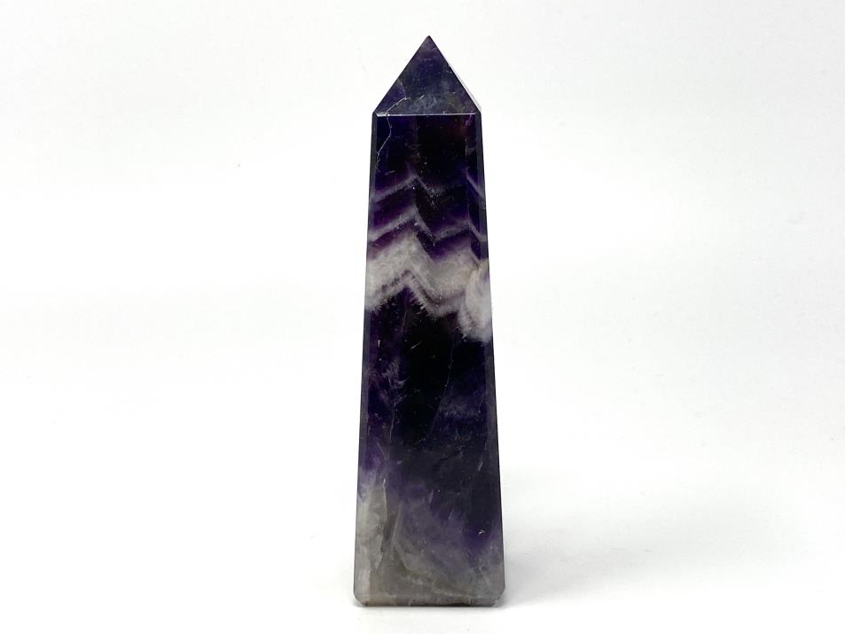 Chevron Amethyst Crystal Tower Large 14.6cm