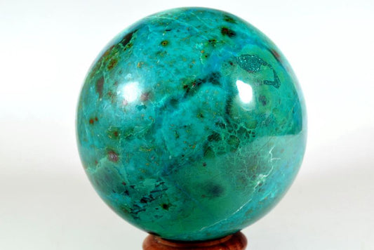 Chrysocolla Crystal Sphere Large 12.5cm