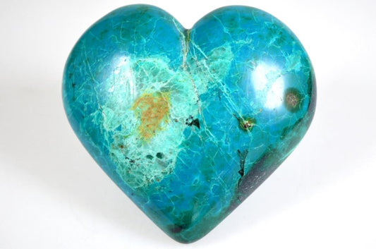 Chrysocolla Crystal Heart 7.6cm