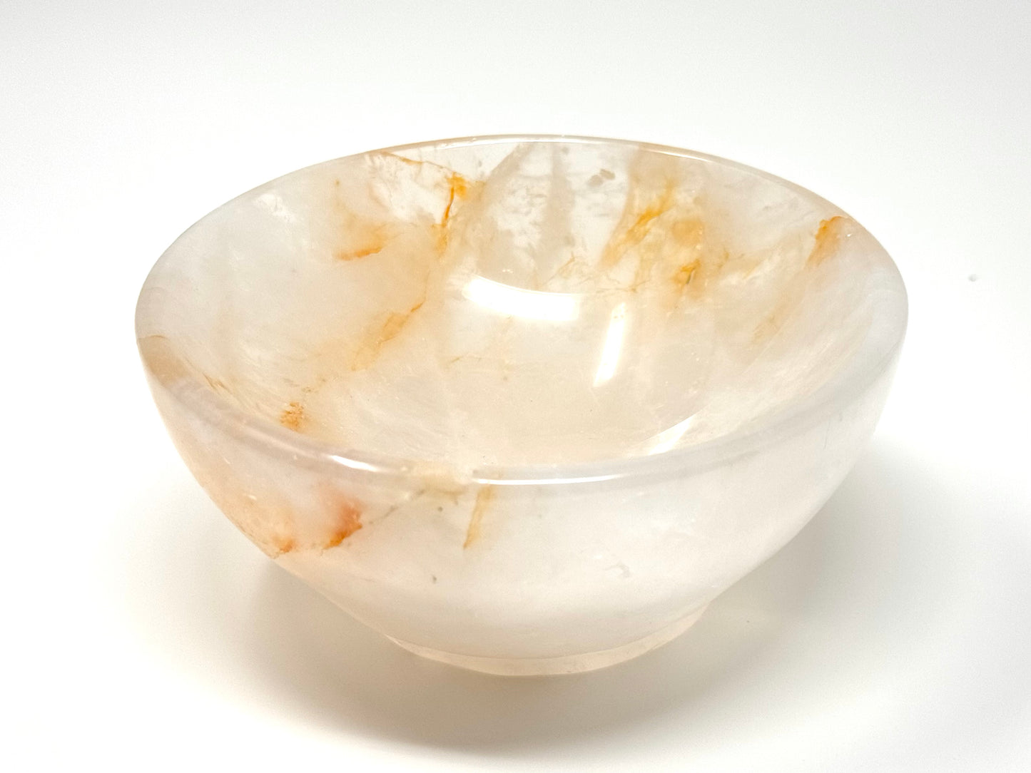 Clear Quartz Crystal Bowl 12.2cm