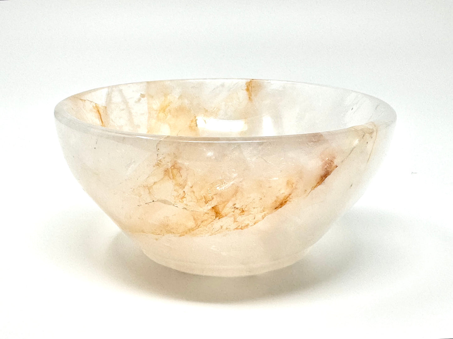 Clear Quartz Crystal Bowl 12.2cm