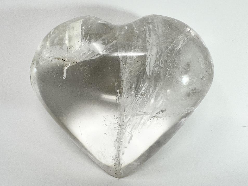 Clear Quartz Crystal Heart Large 9.2cm