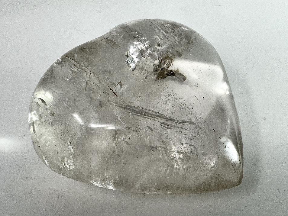 Clear Quartz Crystal Heart Large 9.2cm