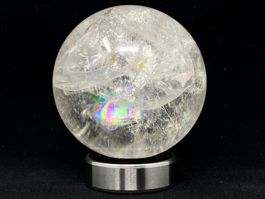 Clear Quartz Crystal Sphere Large 8.4cm