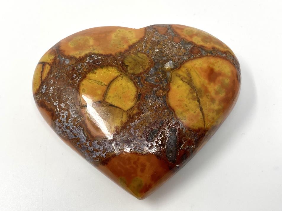 King Cobra Jasper Crystal Heart 7.1cm