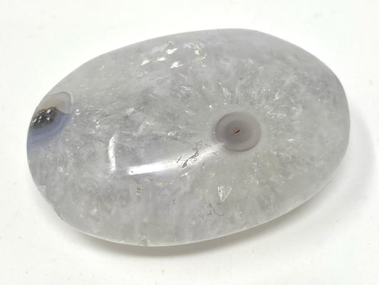 Quartz Agate Crystal Pebble 6.5cm