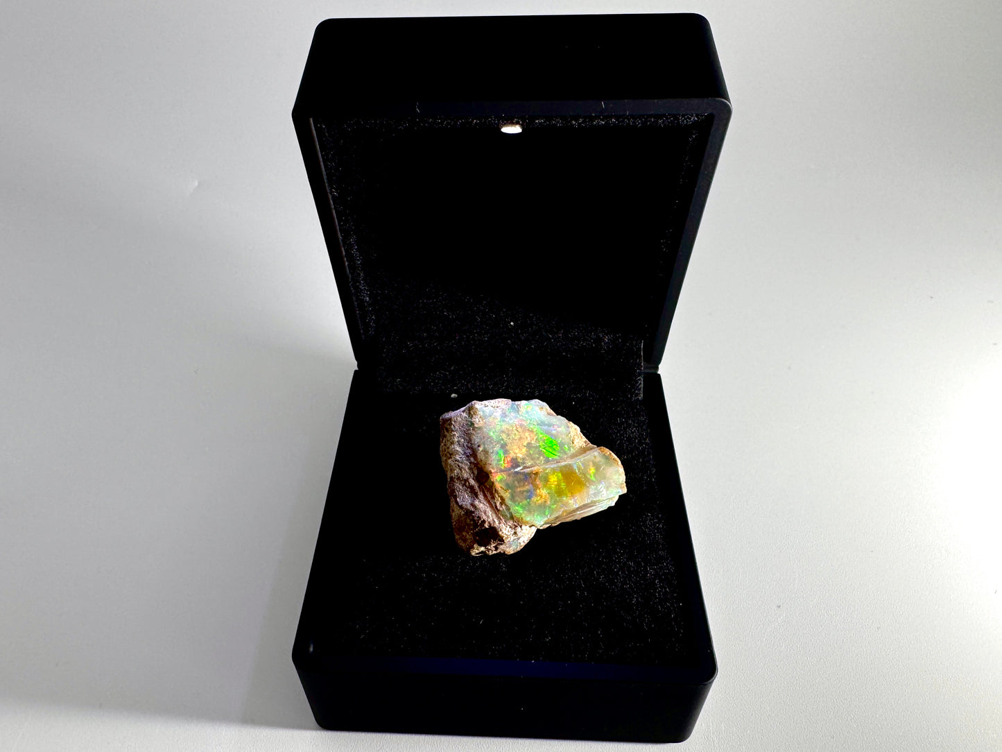 Ethiopian Crystal Opal Stone: Welo Opal Gemstone Natural Crystal 9 Grams