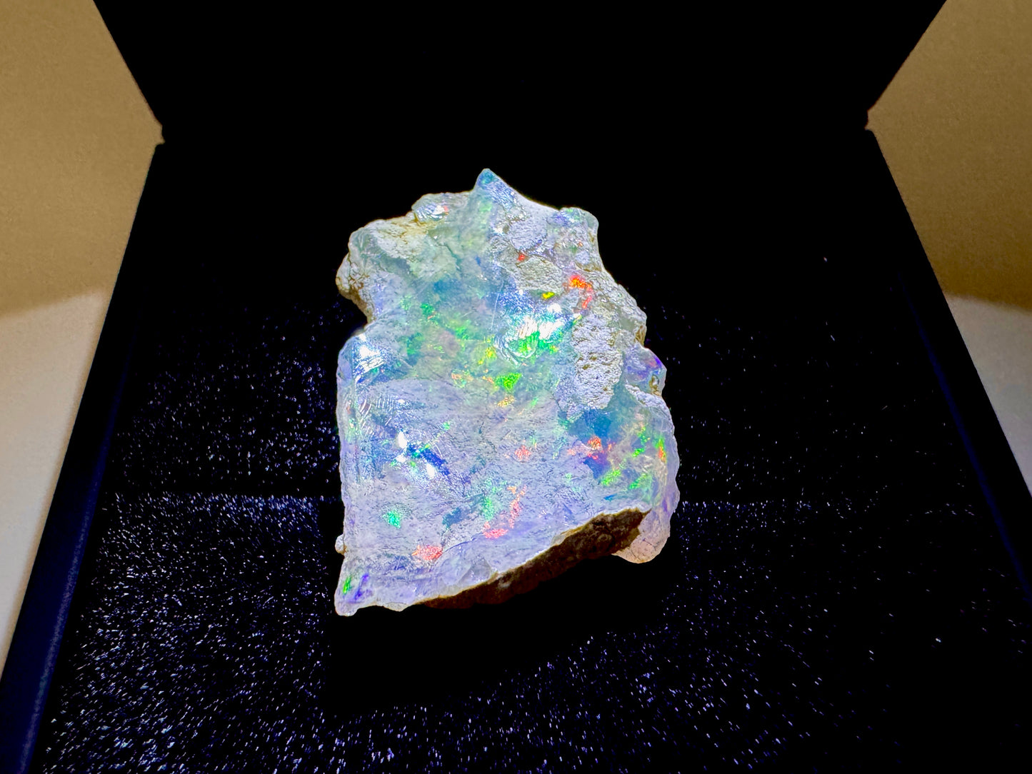 Ethiopian Crystal Opal Stone: Welo Opal Gemstone Natural Crystal 2.56 Grams