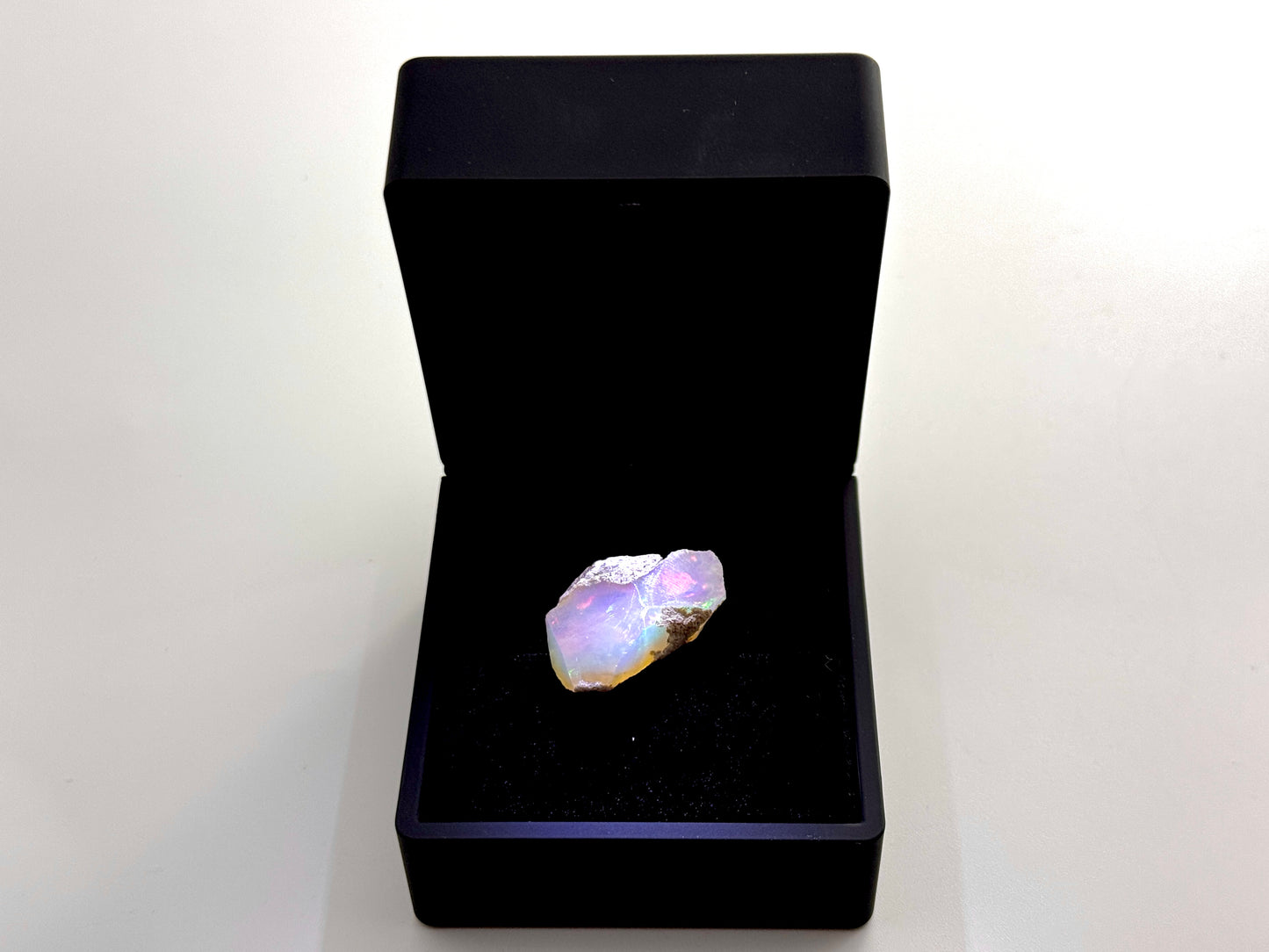 Ethiopian Crystal Opal Stone: Welo Opal Gemstone Natural Crystal 3.08 Grams