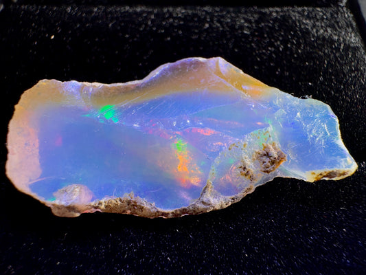 Ethiopian Crystal Opal Stone: Welo Opal Gemstone Natural Crystal 2.2 Grams