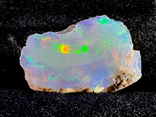 Ethiopian Crystal Opal Stone: Welo Opal Gemstone Natural Crystal 2.61 Grams