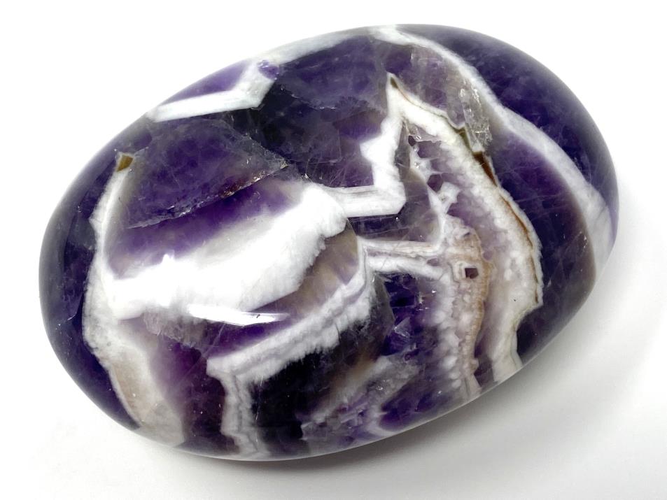 Chevron Amethyst Crystal Pebble 6cm