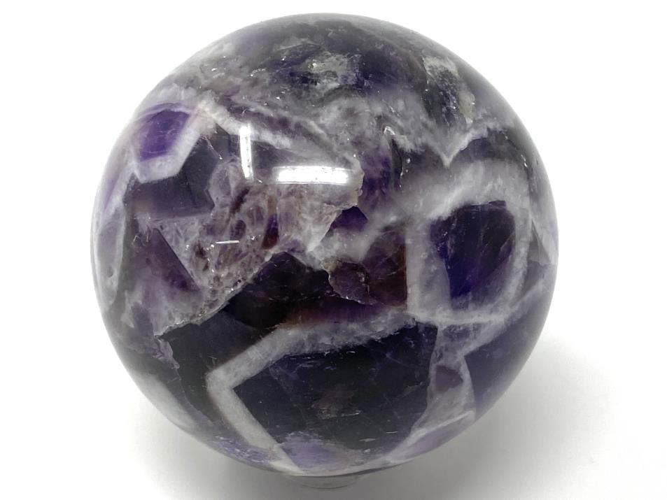 Chevron Amethyst Crystal Sphere 6cm