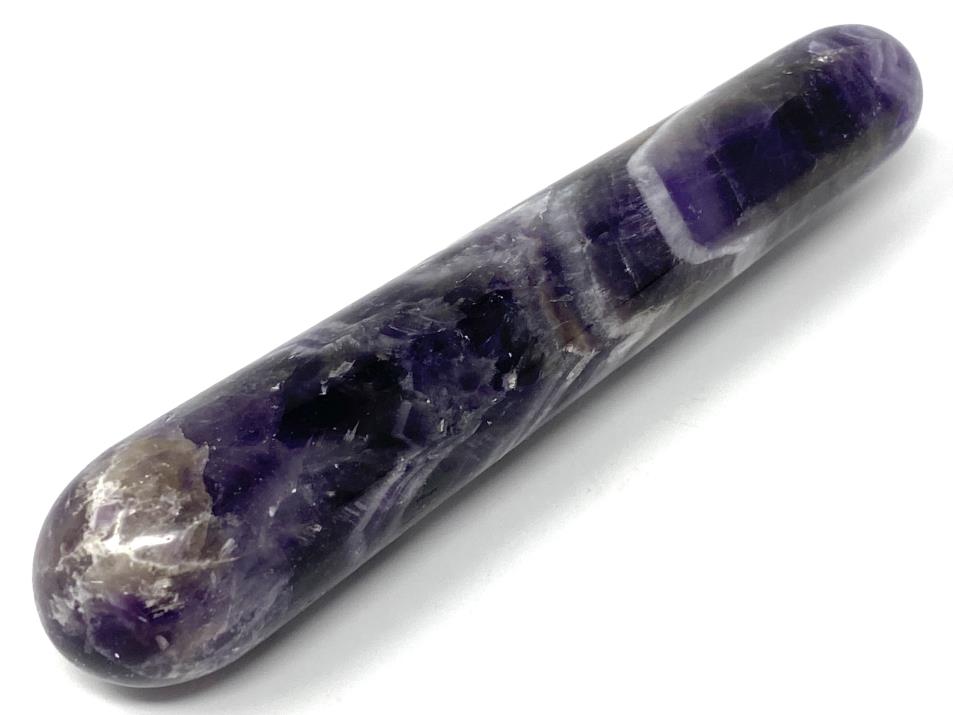 Chevron Amethyst Crystal Massage Wand 12.4cm