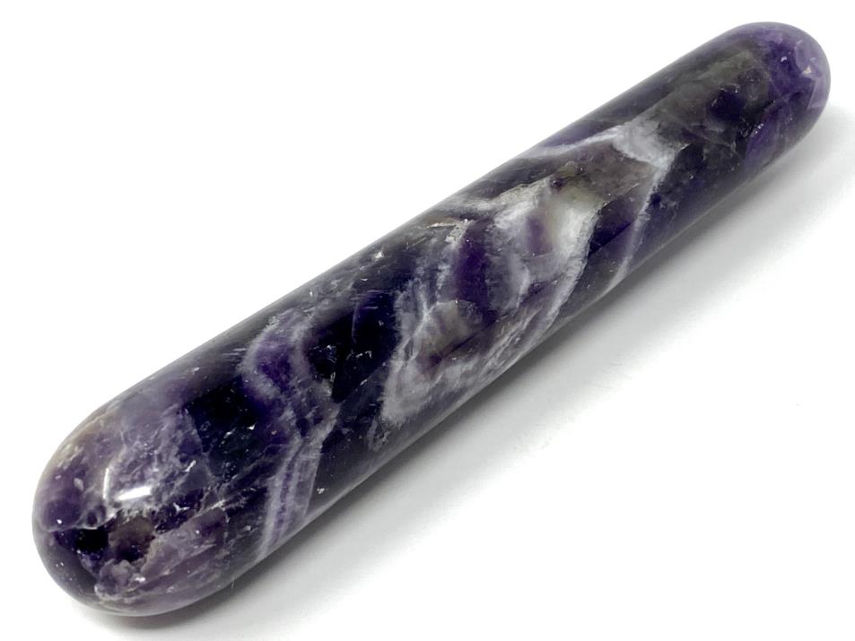 Chevron Amethyst Crystal Massage Wand 12.4cm