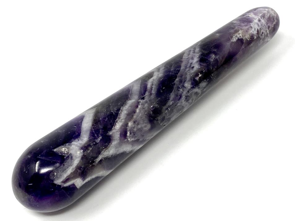 Chevron Amethyst Crystal Massage Wand 13.1cm