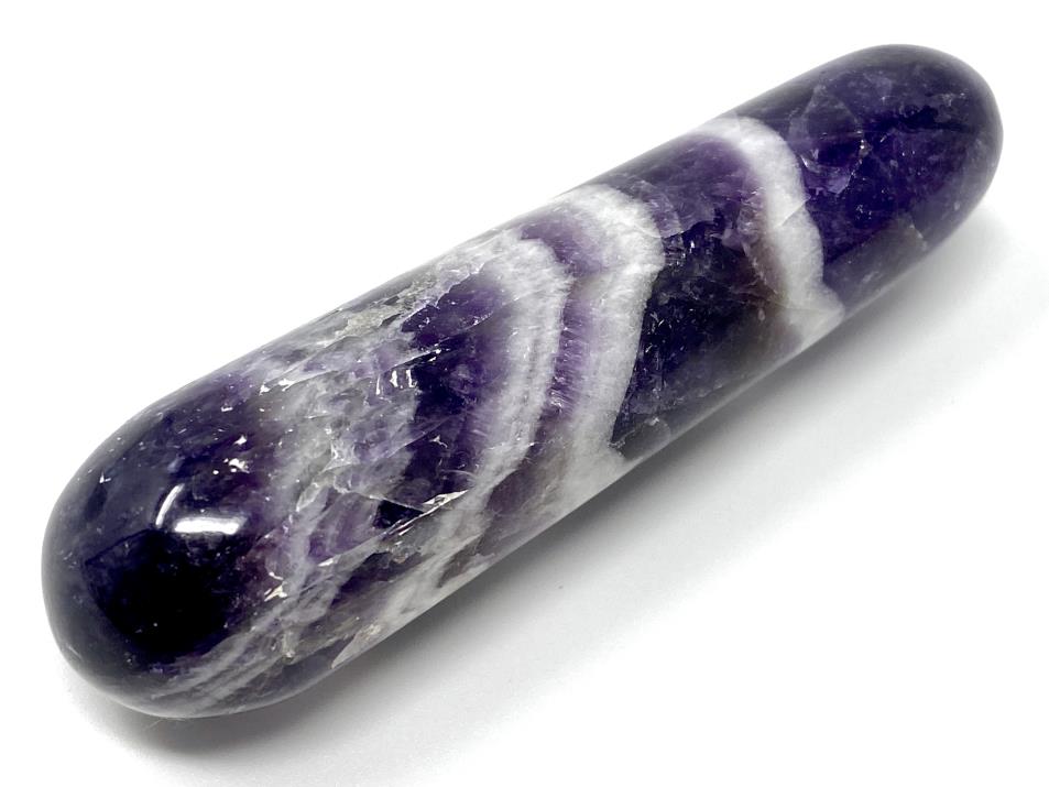 Chevron Amethyst Crystal Massage Wand 9.2cm